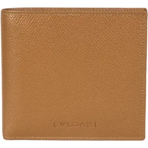 Pre-owned Wallets, female, , Size: ONE SIZE Pre-owned Leather wallets - Bvlgari Vintage - Modalova