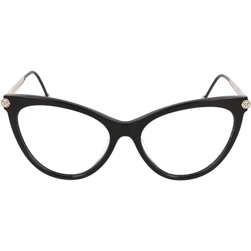 Chic Cat Eye Glasses , unisex, Sizes: 54 MM - Philipp Plein - Modalova