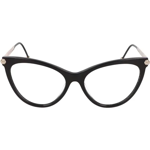 Stilvolle Cat Eye Brille , unisex, Größe: 54 MM - Philipp Plein - Modalova