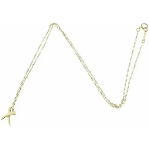 Pre-owned Jewellery, female, , Size: ONE SIZE Pre-owned Gold necklaces - Tiffany & Co. Pre-owned - Modalova