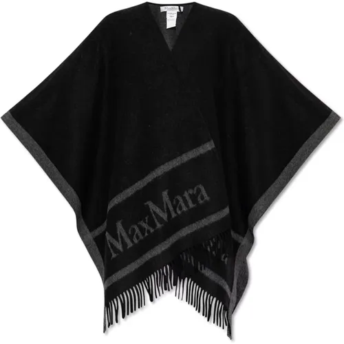 Poncho Hilde , female, Sizes: ONE SIZE - Max Mara - Modalova