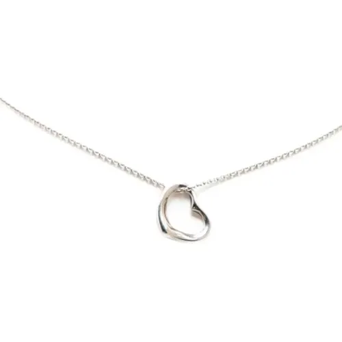 Pre-owned Jewellery, female, , Size: ONE SIZE Pre-owned Silver necklaces - Tiffany & Co. Pre-owned - Modalova