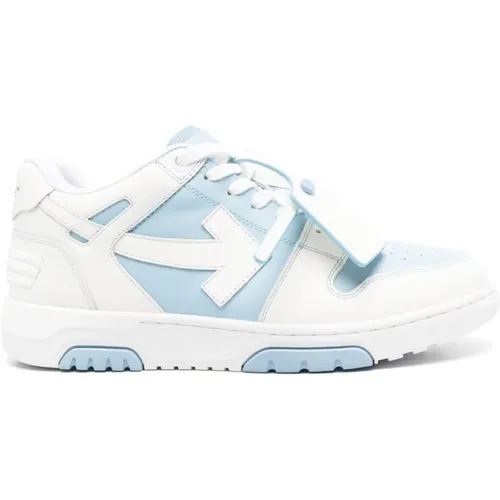 Sneakers, male, , Size: 8 US Sky Blue Sneakers for Men - Off White - Modalova