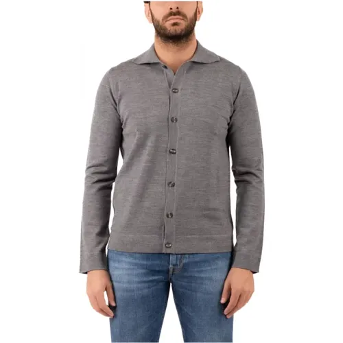 Cardigans, male, , Size: S Mens Shirt Classic Style - alpha industries - Modalova