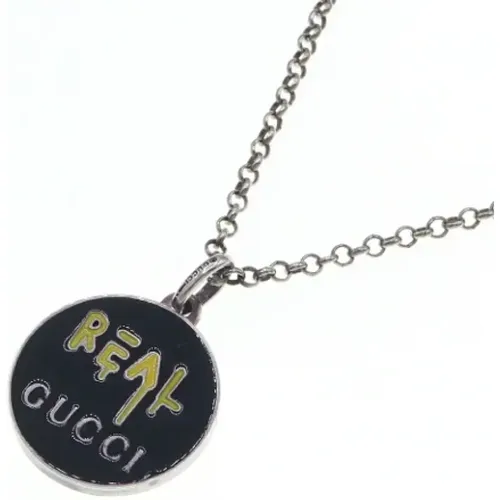 Pre-owned Jewellery, female, , Size: ONE SIZE Pre-owned Silver necklaces - Gucci Vintage - Modalova