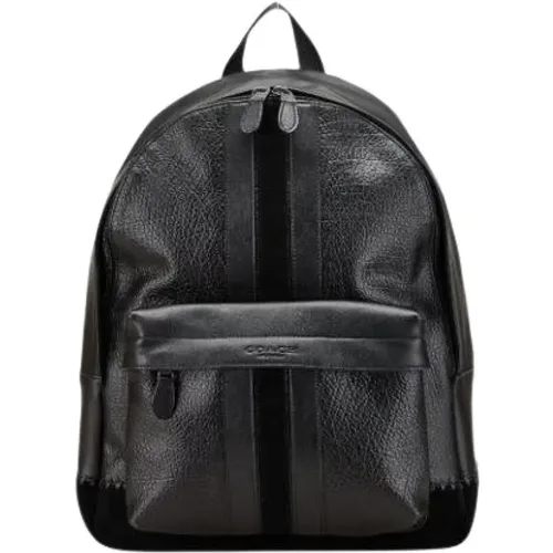 Pre-owned Backpacks, female, , Size: ONE SIZE Pre-owned Leather Backpack - Coach Pre-owned - Modalova