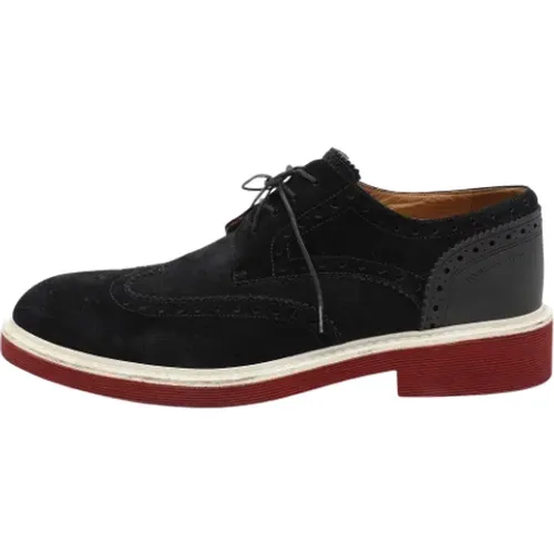 Pre-owned Flats, male, , Size: 9 US Pre-owned Suede sneakers - Louis Vuitton Vintage - Modalova