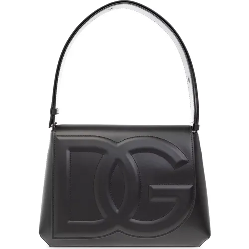 Shoulder bag with logo , female, Sizes: ONE SIZE - Dolce & Gabbana - Modalova