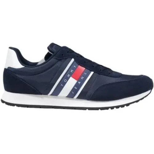 Sneakers, male, , Size: 8 US Polyester Sneakers Men's Collection Spring/Summer - Tommy Jeans - Modalova