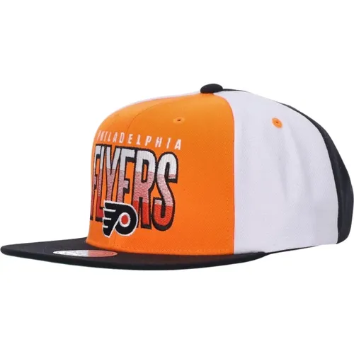 Caps, male, , Size: ONE SIZE Vintage NHL Snapback Cap Orange/Black - Mitchell & Ness - Modalova