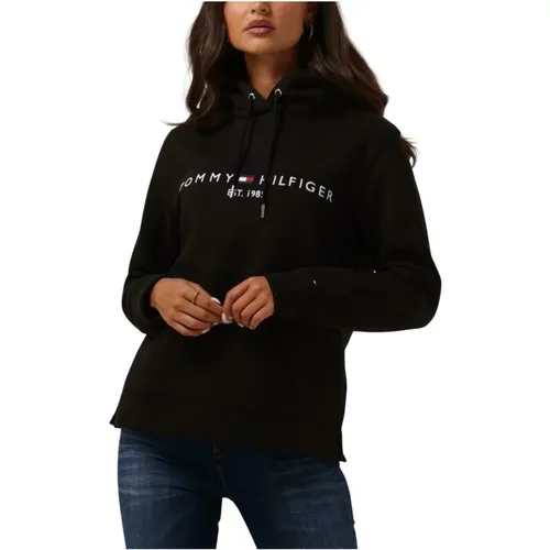 Heritage Hilfiger Hoodie Sweater , Damen, Größe: M - Tommy Hilfiger - Modalova