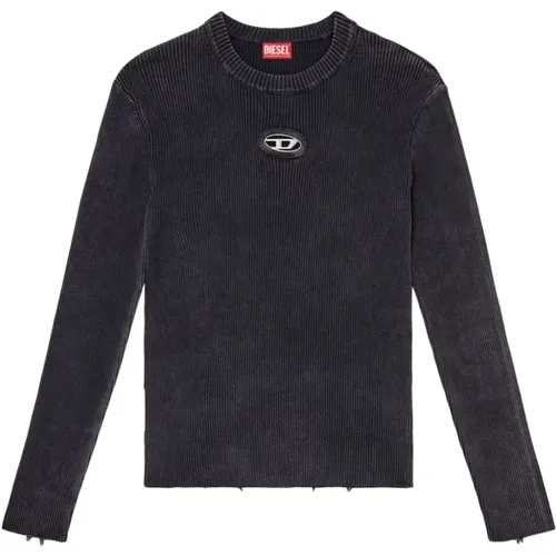 Round-neck Knitwear, male, , Size: M Sweater - Diesel - Modalova