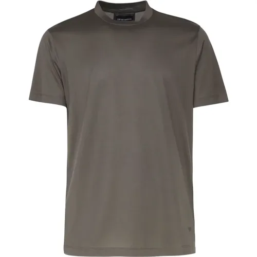 Lyocell Cotton T-Shirt 8N1Te81Juvz , male, Sizes: L, M, 2XL, 3XL, XL - Emporio Armani - Modalova