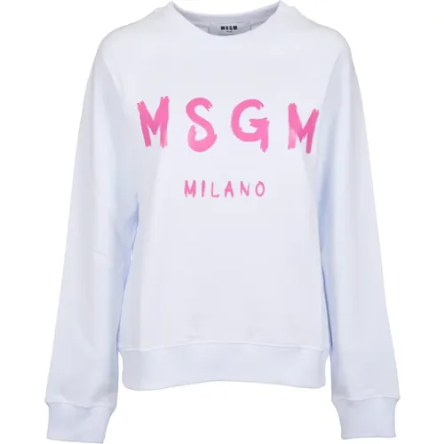 Logo Sweaters , female, Sizes: M - Msgm - Modalova