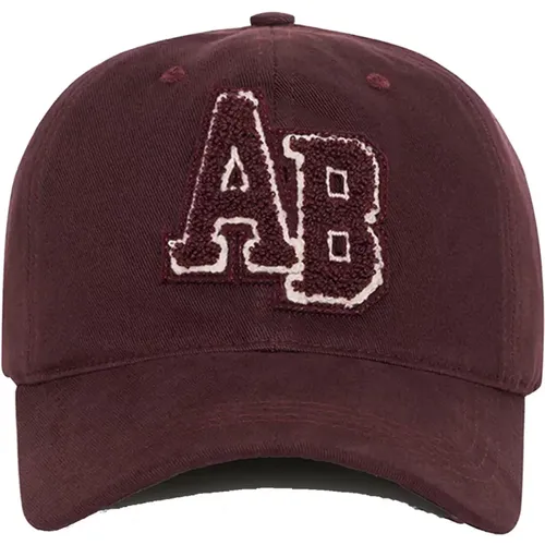 Caps, female, , Size: ONE SIZE Classic Burgundy Baseball Cap - Anine Bing - Modalova