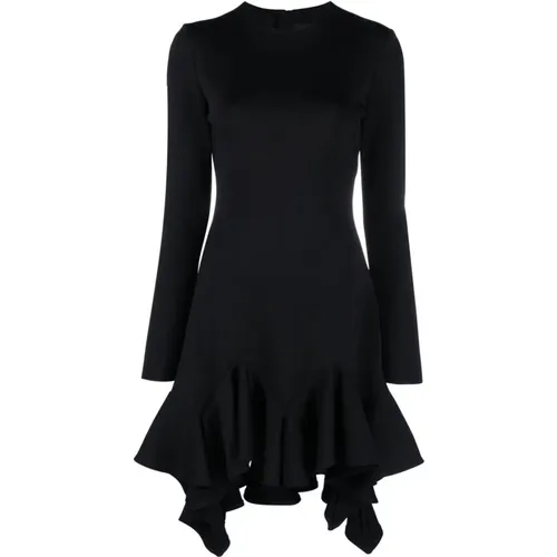 Elegant Ruffled Hem Dress , female, Sizes: M - Givenchy - Modalova