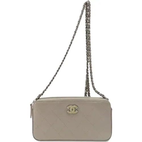 Pre-owned Leather shoulder-bags , female, Sizes: ONE SIZE - Chanel Vintage - Modalova