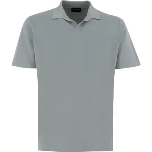 Vielseitiges Graues Polo Shirt für Männer , Herren, Größe: 3XL - Drumohr - Modalova