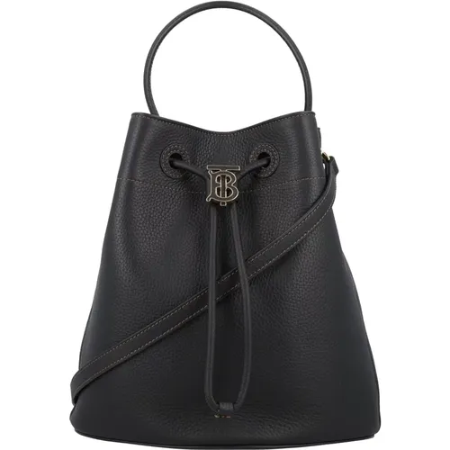 Drawstring Bucket Bag , female, Sizes: ONE SIZE - Burberry - Modalova