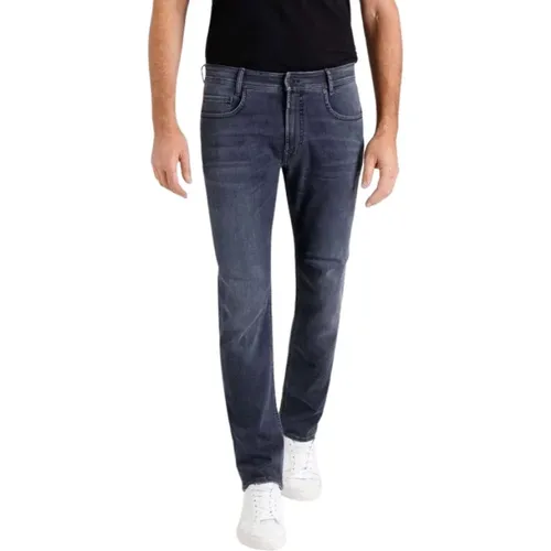 Graue Slim-Fit Jeans für Männer , Herren, Größe: W31 - MAC - Modalova