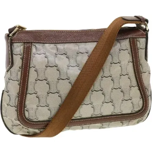 Pre-owned Cross Body Bags, female, , Size: ONE SIZE Pre-owned Canvas celine-bags - Celine Vintage - Modalova