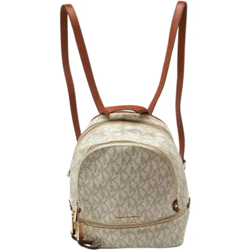 Pre-owned Coated canvas backpacks , female, Sizes: ONE SIZE - Michael Kors Pre-owned - Modalova