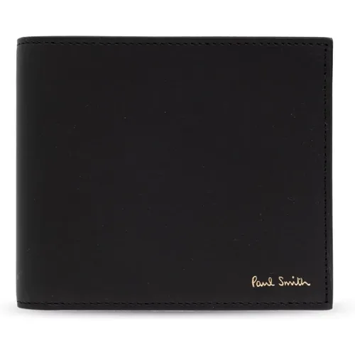 Wallets & Cardholders, male, , Size: ONE SIZE Foldable wallet with logo - Paul Smith - Modalova