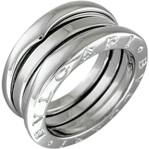 Pre-owned Jewellery, female, , Size: ONE SIZE Pre-owned White Gold rings - Bvlgari Vintage - Modalova