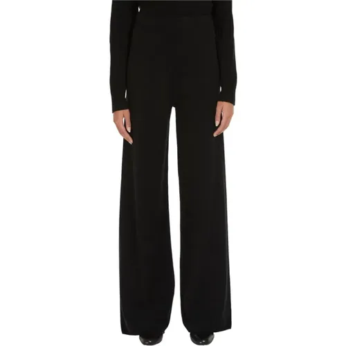 Schwarze Studio Hose , Damen, Größe: S - Max Mara Studio - Modalova