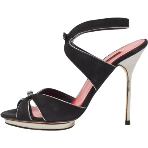 Pre-owned Leder sandals - Carolina Herrera Pre-owned - Modalova