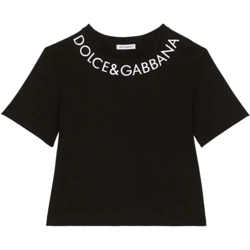 Schwarze T-Shirts & Polos für Jungen - Dolce & Gabbana - Modalova