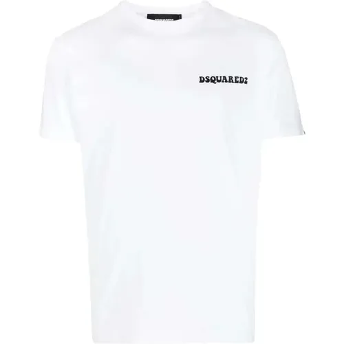 T-Shirt mit Logoprint , Herren, Größe: XL - Dsquared2 - Modalova