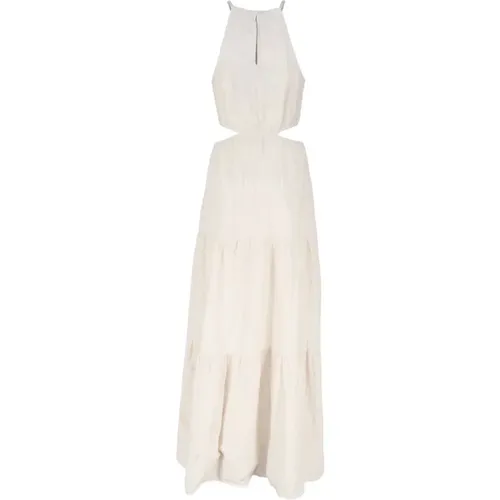 Midi Dress with Flounces , female, Sizes: L, M, S - MC2 Saint Barth - Modalova
