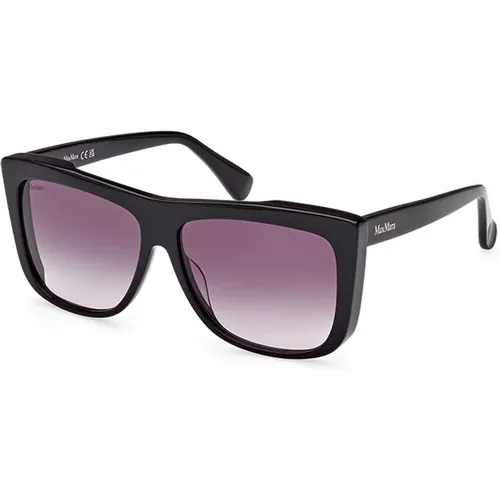 Lee1-01B Glossy Sunglasses , female, Sizes: 57 MM - Max Mara - Modalova