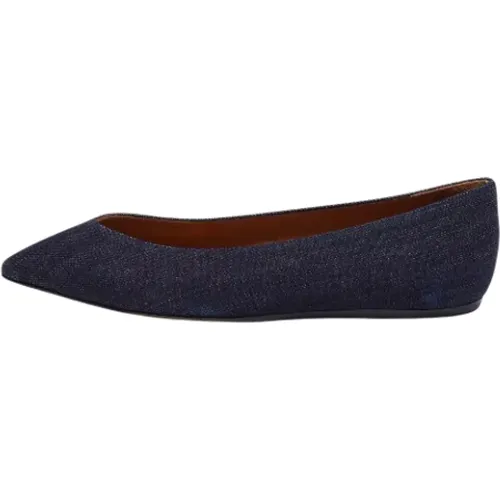 Pre-owned Flats, female, , Size: 6 US Pre-owned Denim flats - Isabel Marant Pre-owned - Modalova