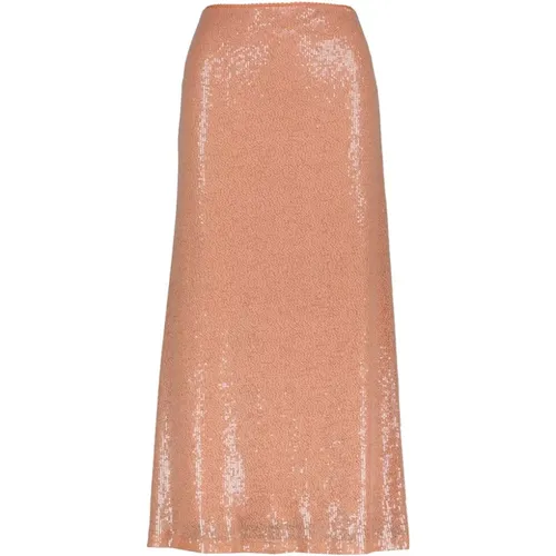 Peach Nefer Rock Skirt , female, Sizes: XL, S, L, M - Amélie & Amélie - Modalova