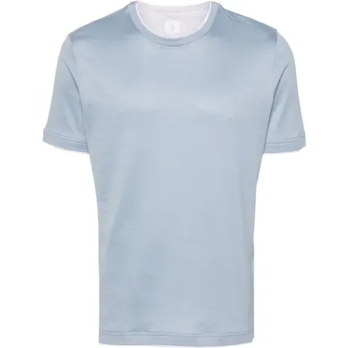 Italienisches Baumwoll-T-Shirt , Herren, Größe: XL - Eleventy - Modalova