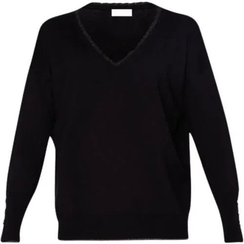 Viscose Basic Sweater , female, Sizes: XL, L, S, M - Liu Jo - Modalova