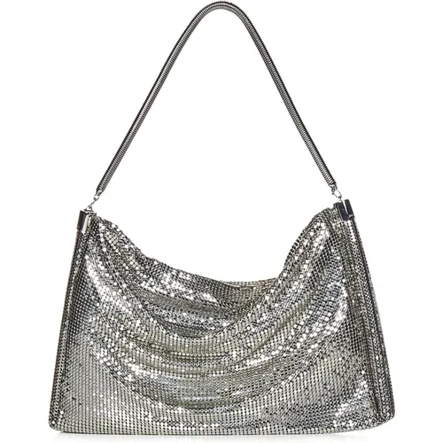 Bags.. Silver , female, Sizes: ONE SIZE - Paco Rabanne - Modalova