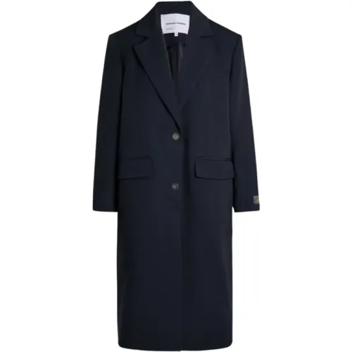 Navy Coat Sharie with Tailored Collar , female, Sizes: 2XS, XS, M - Margaux Lonnberg - Modalova