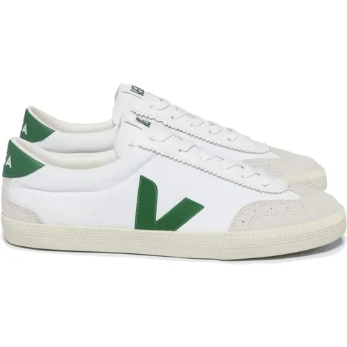 Canvas Volley Sneaker Emeraude , female, Sizes: 4 UK, 7 UK, 3 UK - Veja - Modalova