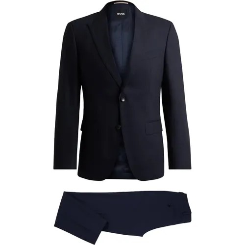 Peak 242 Navy Suit , male, Sizes: XL, L, 2XL - Hugo Boss - Modalova