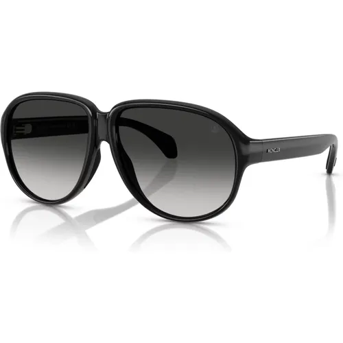 Grey Shaded Sunglasses , female, Sizes: 60 MM - Moncler - Modalova