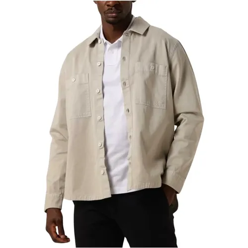 Overshirt Locky_1 Stilvoll Lässig Formell , Herren, Größe: XL - Hugo Boss - Modalova