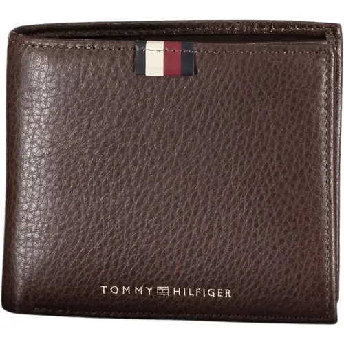 Wallets & Cardholders, male, , Size: ONE SIZE Leather Wallet - Tommy Hilfiger - Modalova