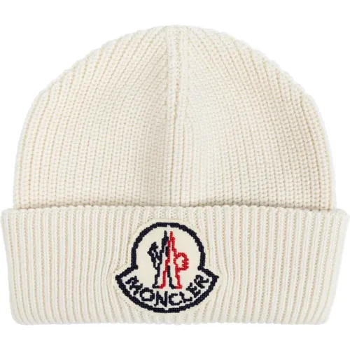 Cap with logo patch , male, Sizes: ONE SIZE - Moncler - Modalova