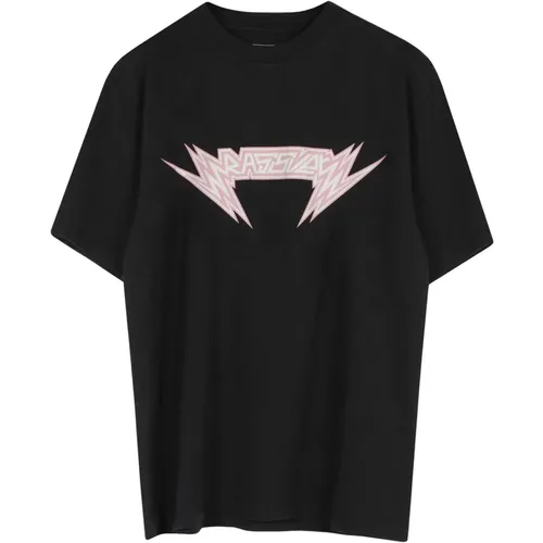Sparks Print T-Shirt , male, Sizes: M, S - Rassvet - Modalova