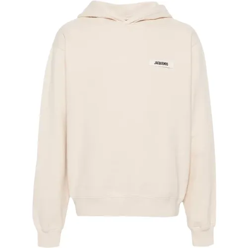 Luxuriöser Beiger Baumwoll-Hoodie - Jacquemus - Modalova