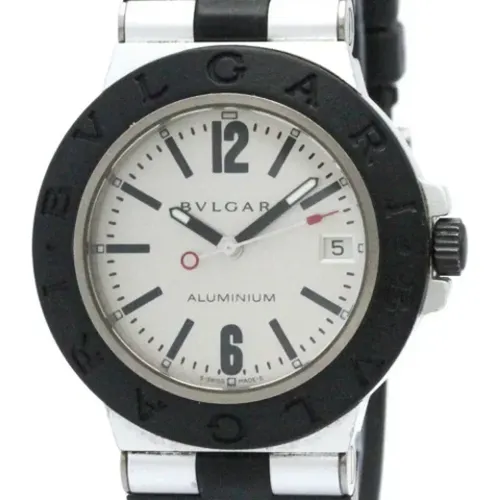 Pre-owned Watches, female, , Size: ONE SIZE Pre-owned Rubber watches - Bvlgari Vintage - Modalova