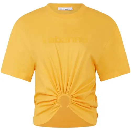 Stylish T-shirts and Polos Collection , female, Sizes: S, M - Paco Rabanne - Modalova
